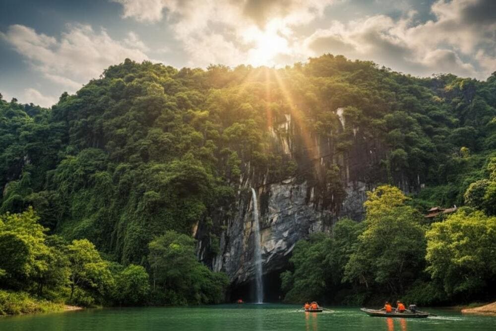 Động Phong Nha sừng sững giữa thiên nhiên hùng vĩ